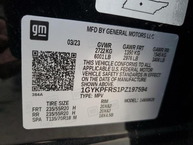 1GYKPFRS1PZ197594 Cadillac Xt6 Platinum Premium Luxury