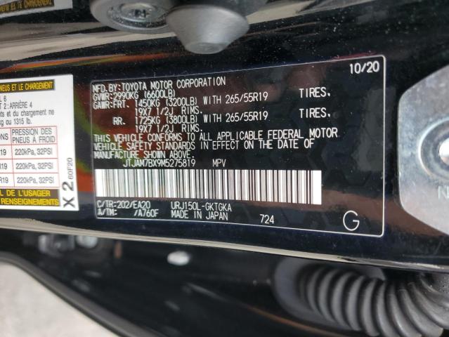 JTJAM7BX9M5275819 Lexus Gx 460 Premium