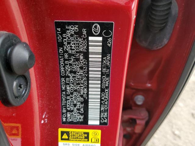 JTHBK1GG7F2163137 Lexus ES 350