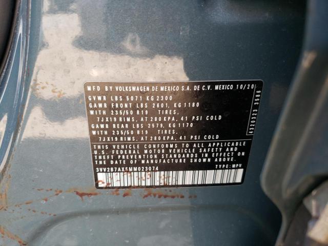 3VV2B7AX5MM023074 Volkswagen TIGUAN SE