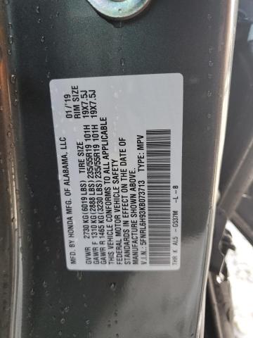 5FNRL6H93KB073713 Honda Odyssey Elite