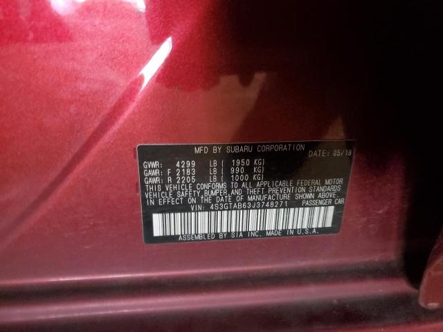 4S3GTAB63J3748271 Subaru IMPREZA PR