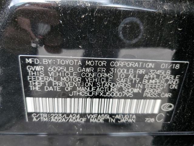 JTHC5LFFXJ5000795 Lexus Ls 500