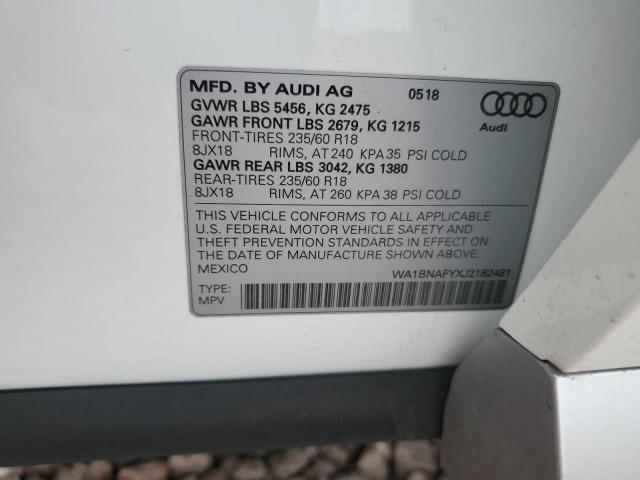 WA1BNAFYXJ2182481 Audi Q5 Premium Plus
