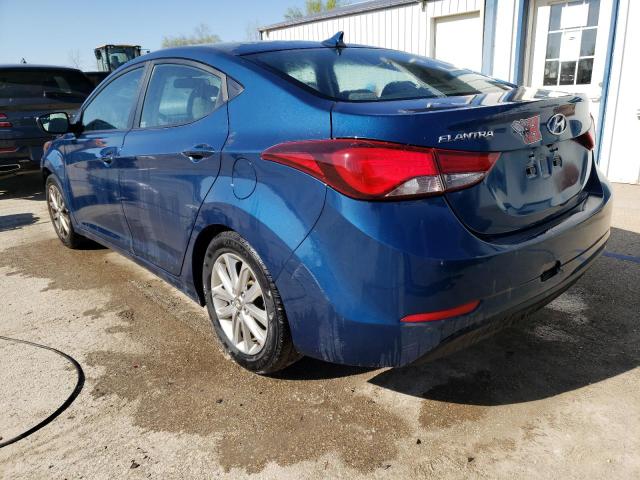 KMHDH4AEXFU341723 Hyundai ELANTRA SE