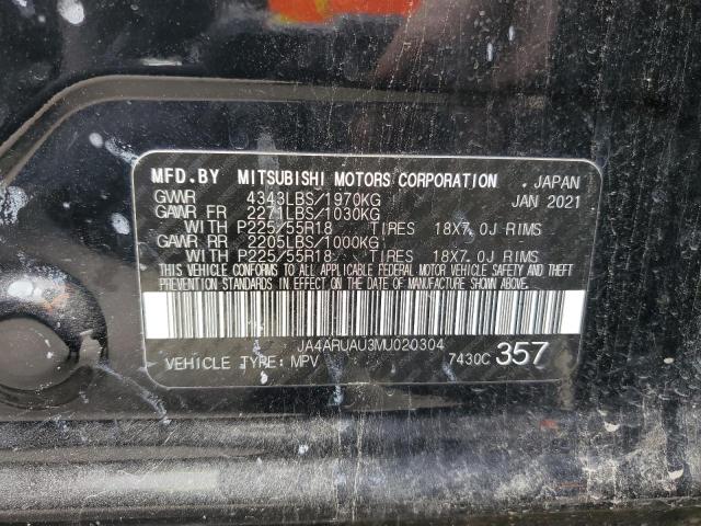 JA4ARUAU3MU020304 Mitsubishi Outlander Sport Es