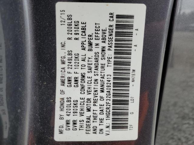 1HGCR2F32GA092413 Honda ACCORD LX