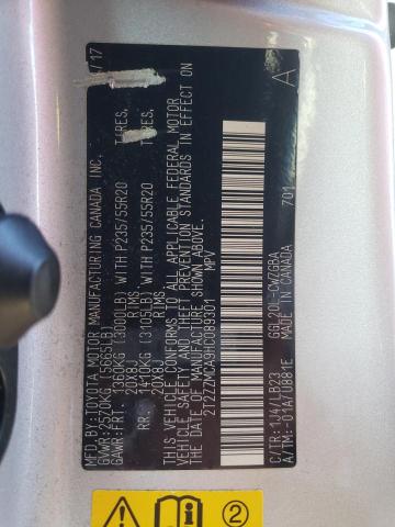 2T2ZZMCA9HC089301 Lexus Rx 350 Base