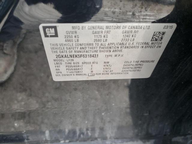 2GKALNEK5F6318431 GMC TERRAIN SL