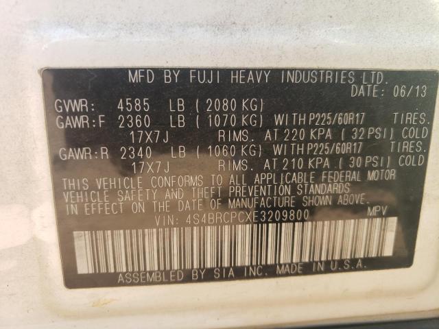 4S4BRCPCXE3209800 Subaru Outback 2.5i Limited