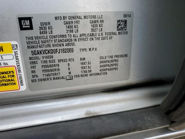 5GAKVCKD0FJ182069 Buick Enclave