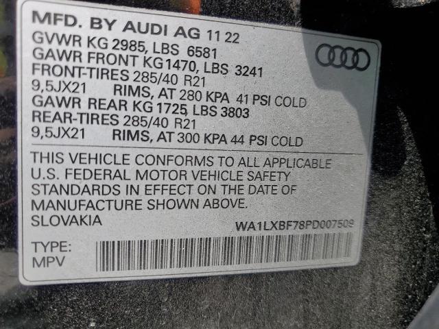WA1LXBF78PD007509 Audi Q7 Premium Plus