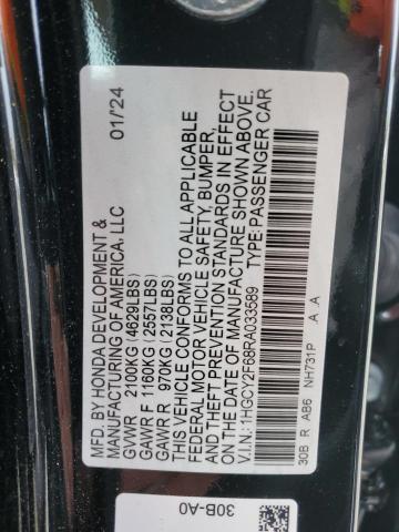 1HGCY2F68RA033589 Honda Accord Hybrid Exl