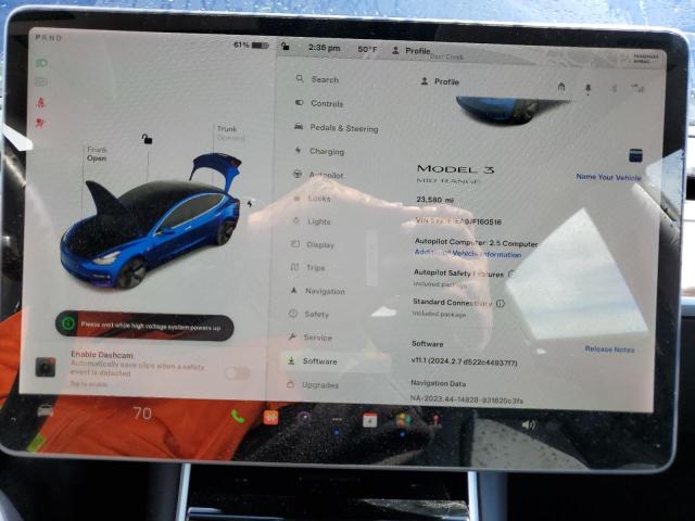 5YJ3E1EA9JF160516 Tesla MODEL 3