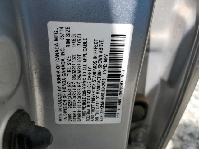 2HKRM3H58EH542518 Honda CR-V EX