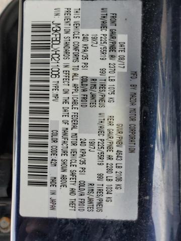 JM3KFBDLXH0211006 Mazda Cx-5 Grand Touring