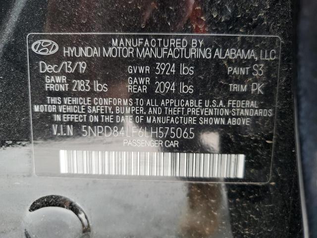 5NPD84LF6LH575065 Hyundai ELANTRA SEL