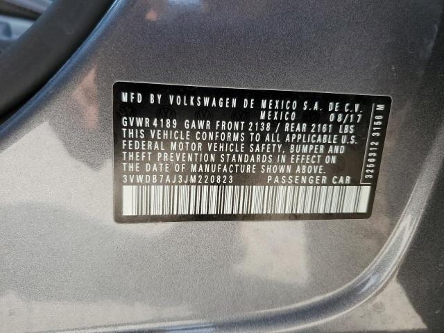3VWDB7AJ3JM220823 Volkswagen JETTA SE