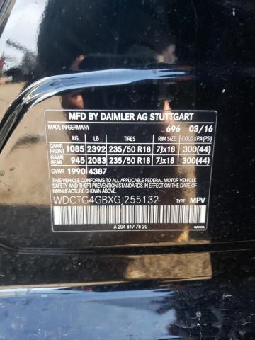 WDCTG4GBXGJ255132 Mercedes-Benz Gla 250 4matic