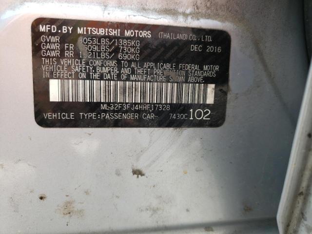 ML32F3FJ4HHF17328 Mitsubishi Mirage G4 Es