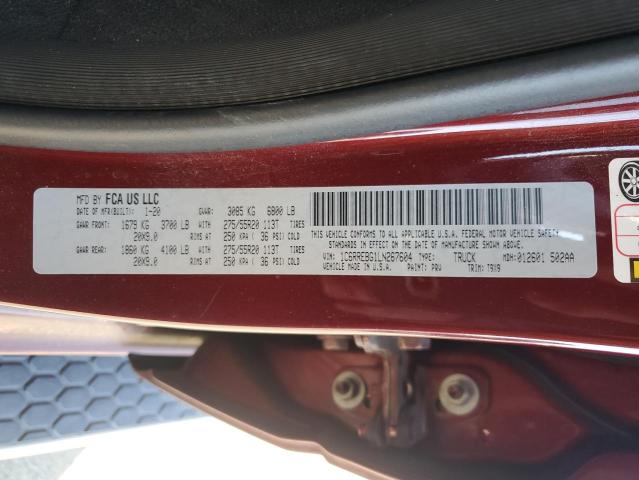 1C6RREBG1LN267604 RAM 1500 Big Horn/lone Star