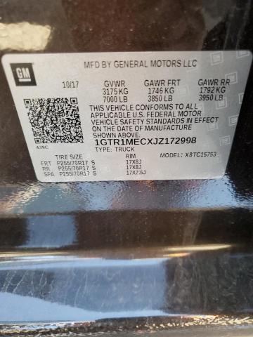 1GTR1MECXJZ172998 GMC Sierra C1500 Sle