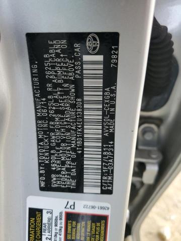 4T1BD1FK4EU138308 Toyota CAMRY HYBRID