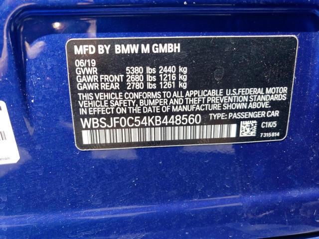 WBSJF0C54KB448560 BMW M5