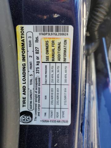 1FADP3L97GL200624 Ford FOCUS ST