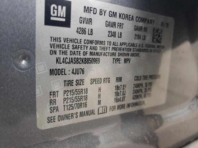 KL4CJASB2KB850969 Buick Encore Preferred