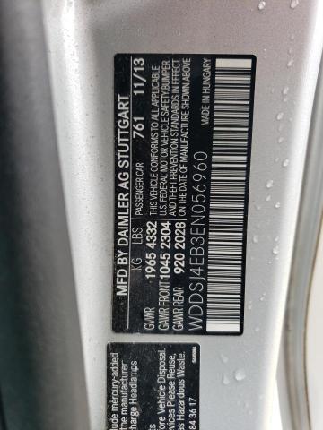 WDDSJ4EB3EN056960 Mercedes-Benz CLA 250