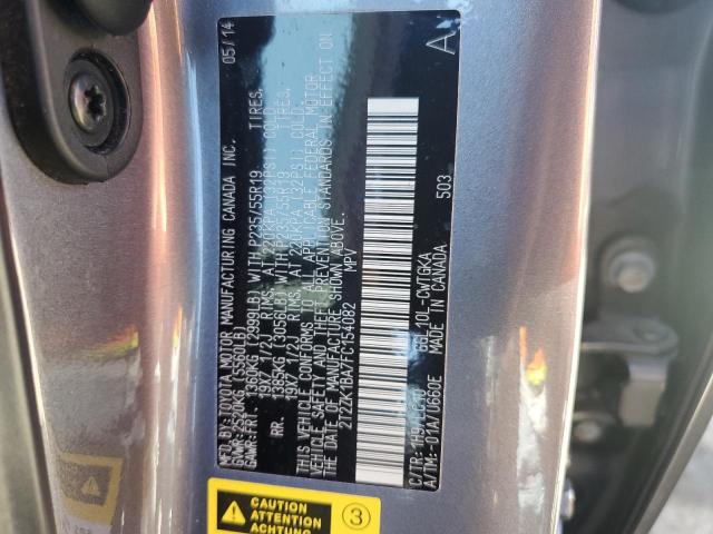 2T2ZK1BA7FC154082 Lexus RX 350