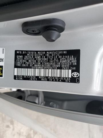 5YFB4MDE4PP066738 Toyota COROLLA LE
