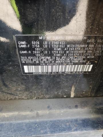 4S4BTGKD1L3221808 Subaru Outback Onyx Edition Xt