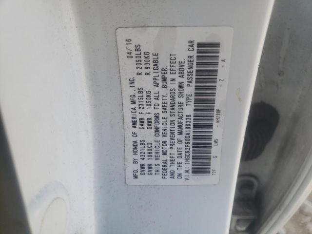 1HGCR2F50GA186338 Honda Accord Sport
