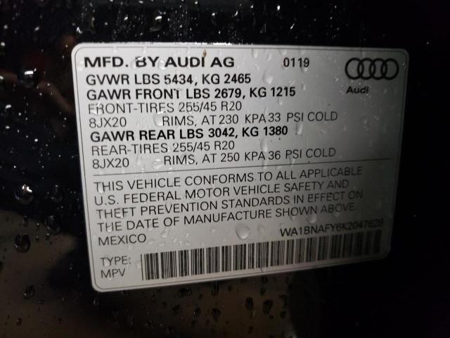 WA1BNAFY6K2047628 Audi Q5 Premium Plus