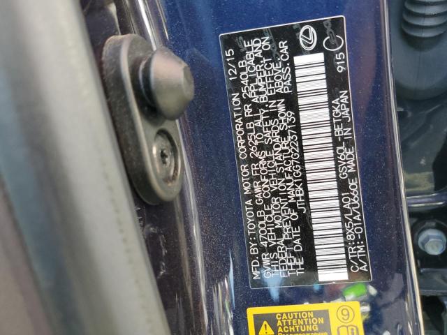 JTHBK1GG7G2237139 Lexus ES 350