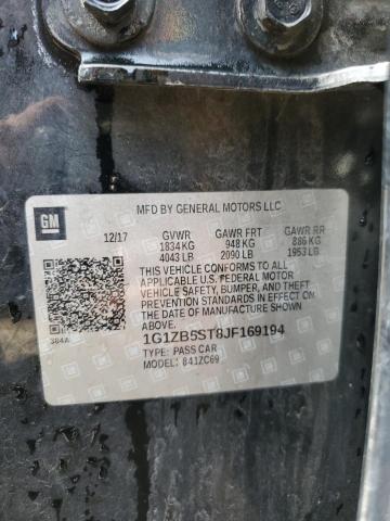 1G1ZB5ST8JF169194 Chevrolet MALIBU LS