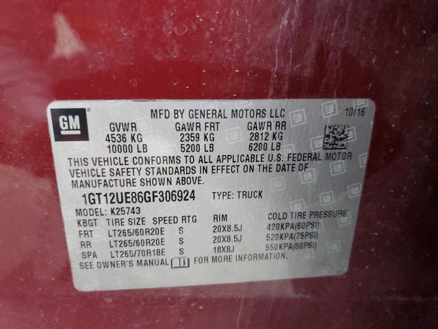 1GT12UE86GF306924 GMC Sierra K2500 Denali