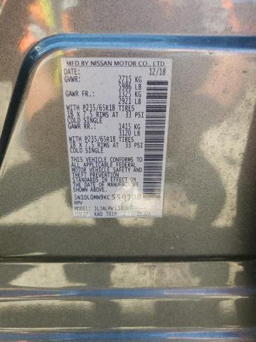 5N1DL0MN9KC550308 Infiniti QX60 LUXE