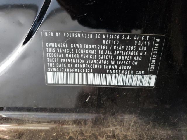 3VWC17AU6FM505323 Volkswagen Golf Sportwagen S