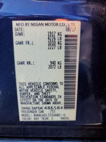 1N4AL3AP1HC486584 Nissan ALTIMA 2.5