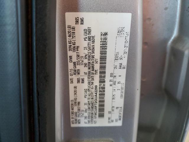 1FMCU0F72GUA42299 Ford ESCAPE S