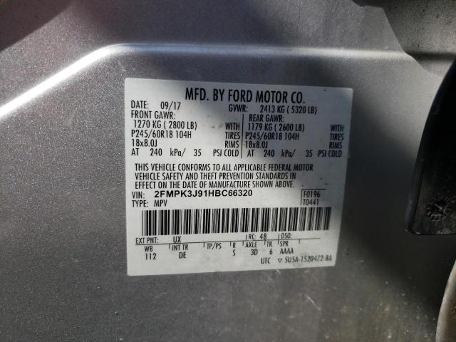 2FMPK3J91HBC66320 Ford EDGE SEL