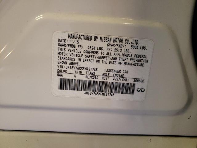 JN1BV7ARXFM421745 Infiniti Q50 BASE