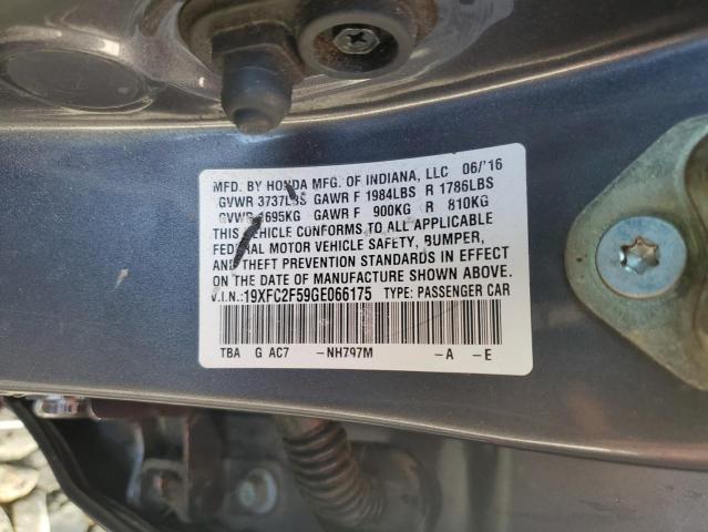 19XFC2F59GE066175 Honda Civic Lx