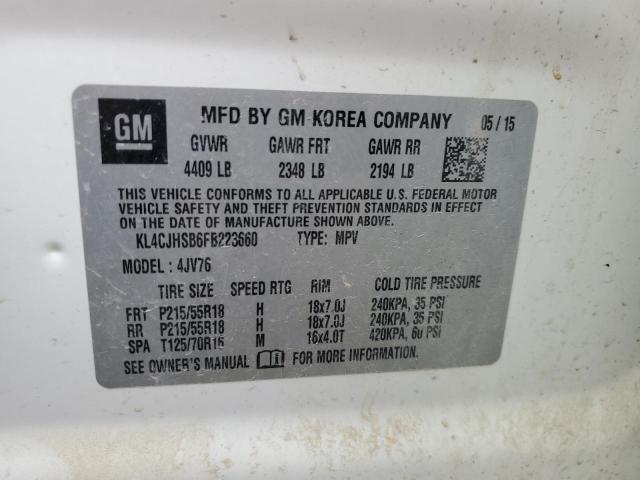 KL4CJHSB6FB223660 Buick Encore Premium