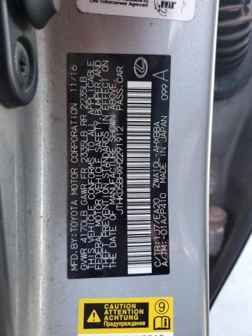 JTHKD5BHXH2291912 Lexus CT 200