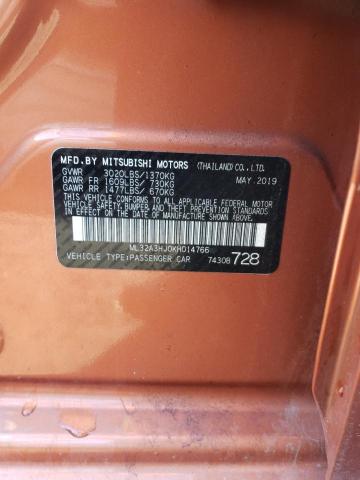 ML32A3HJ0KH014766 Mitsubishi MIRAGE ES