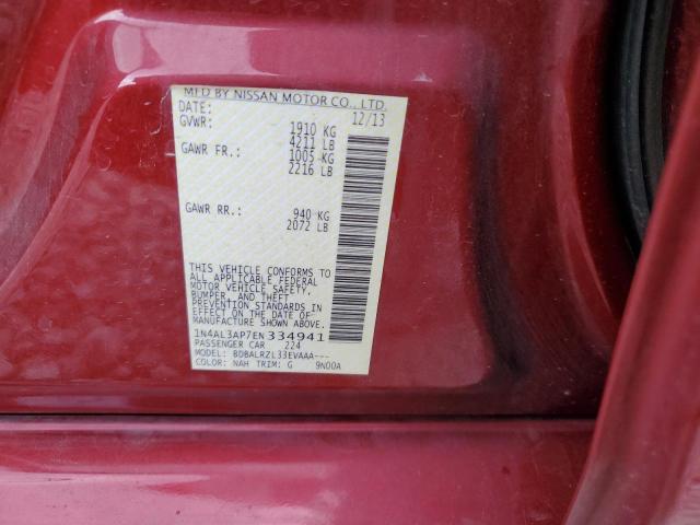 1N4AL3AP7EN334941 Nissan ALTIMA 2.5